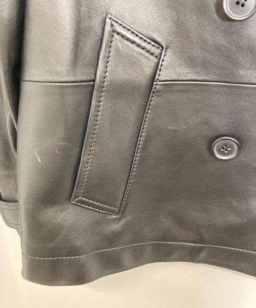 COACH（コーチ）COACH (コーチ) Mini Leather Trench Coat ブラック サイズ:XSの古着・服飾アイテム