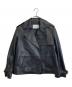 COACH（コーチ）の古着「Mini Leather Trench Coat」｜ブラック