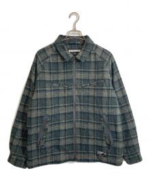 NEIGHBORHOOD（ネイバーフッド）の古着「CHECK ZIP JACKET」｜グリーン
