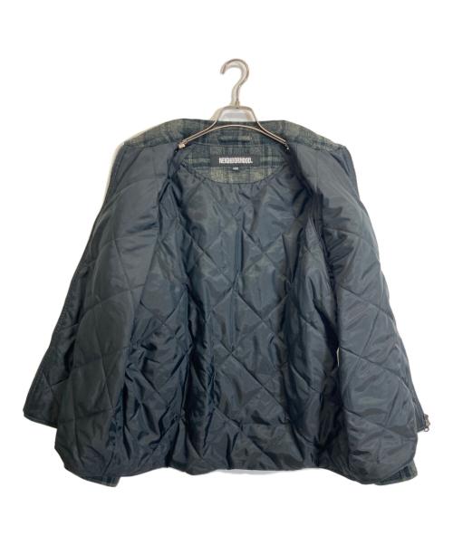 NEIGHBORHOOD（ネイバーフッド）NEIGHBORHOOD (ネイバーフッド) CHECK ZIP JACKET グリーン サイズ:Lの古着・服飾アイテム