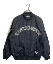 NEIGHBORHOOD（ネイバーフッド）の古着「BASEBALL JACKET」｜ブラック