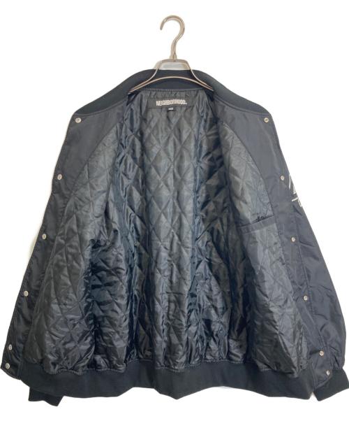 NEIGHBORHOOD（ネイバーフッド）NEIGHBORHOOD (ネイバーフッド) BASEBALL JACKET ブラック サイズ:Lの古着・服飾アイテム