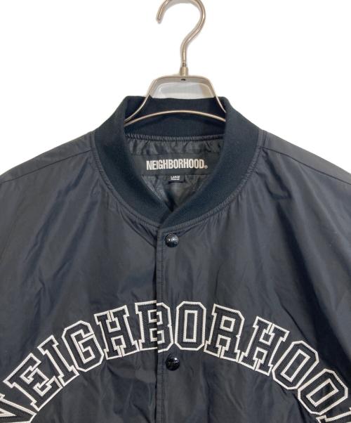NEIGHBORHOOD（ネイバーフッド）NEIGHBORHOOD (ネイバーフッド) BASEBALL JACKET ブラック サイズ:Lの古着・服飾アイテム