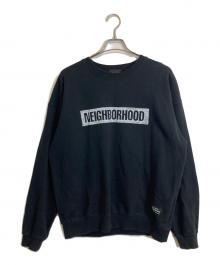 Schott×NEIGHBORHOOD（ショット×ネイバーフッド）の古着「SWEAT SHIRT LONG SLEEVE」｜ブラック