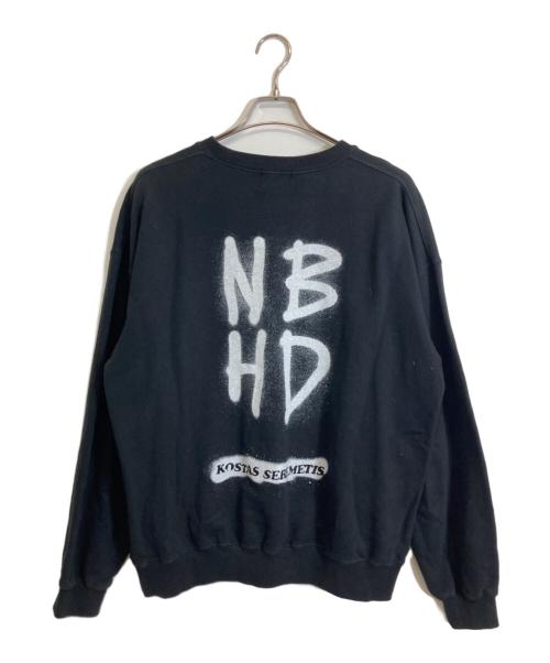 Schott（ショット）Schott (ショット) NEIGHBORHOOD (ネイバーフッド) SWEAT SHIRT LONG SLEEVE ブラック サイズ:Lの古着・服飾アイテム