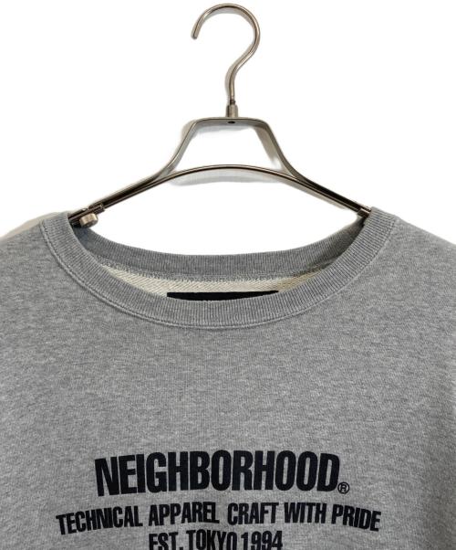NEIGHBORHOOD（ネイバーフッド）NEIGHBORHOOD (ネイバーフッド) CLASSIC SWEATSHIRT LS グレー サイズ:Lの古着・服飾アイテム