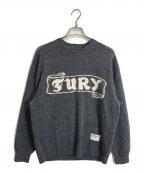 NEIGHBORHOODネイバーフッド）の古着「INTARSIA CREWNECK SWEATER」｜グレー