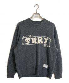NEIGHBORHOOD（ネイバーフッド）の古着「INTARSIA CREWNECK SWEATER」｜グレー