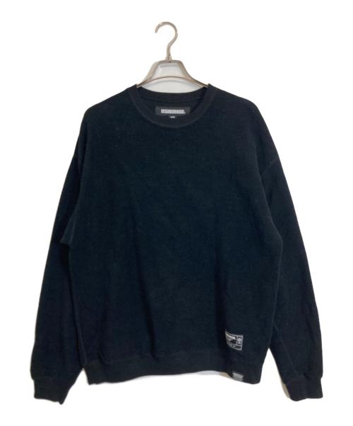 NEIGHBORHOOD（ネイバーフッド）NEIGHBORHOOD (ネイバーフッド) REVERSIBLE SWEAT SHIRT L/S ブラック サイズ:Lの古着・服飾アイテム