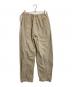 HAIKURE (ハイクル) コットンリネンワイドパンツ/ANGEL SHORT LENGTH TWILL ベージュ サイズ:36：12000円