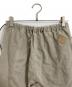 中古・古着 HAIKURE (ハイクル) コットンリネンワイドパンツ/ANGEL SHORT LENGTH TWILL ベージュ サイズ:36：12000円