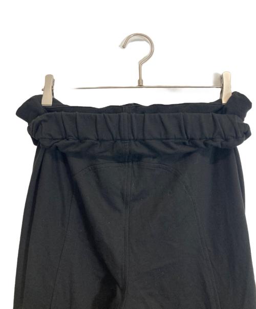 OPEN YY（オープンワイワイ）OPEN YY (オープンワイワイ) ROLLED WAIST SWEAT CARGO PANTS ブラック サイズ:Sの古着・服飾アイテム