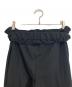 中古・古着 OPEN YY (オープンワイワイ) ROLLED WAIST SWEAT CARGO PANTS ブラック サイズ:S：16000円