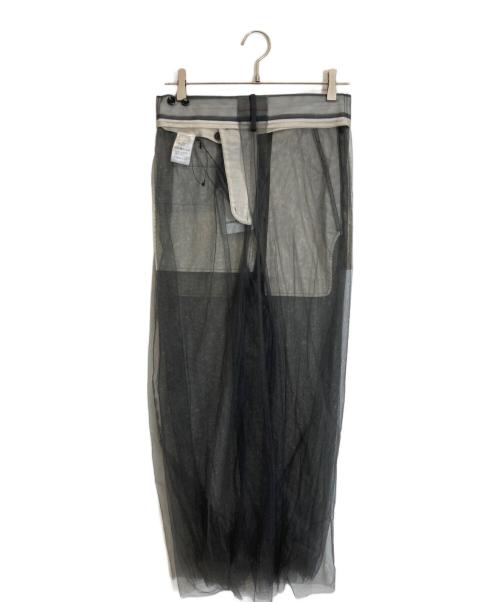 Chika Kisada（チカ キサダ）Chika Kisada (チカ キサダ) Tulle Pants グレー サイズ:2 未使用品の古着・服飾アイテム
