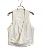 Martin Margiela14マルタンマルジェラ14）の古着「ベスト」｜ホワイト
