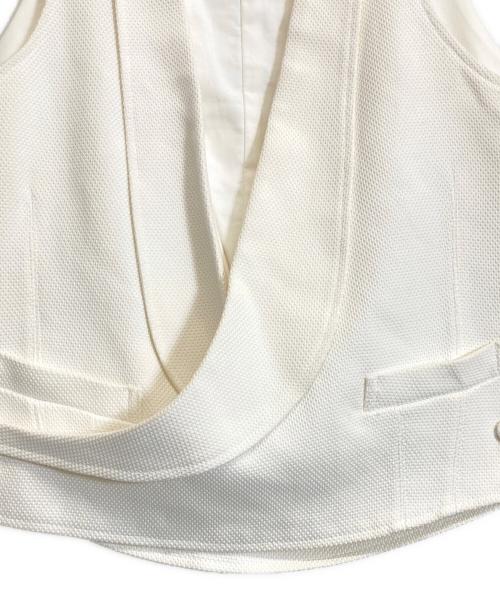 Martin Margiela14（マルタンマルジェラ14）Martin Margiela14 (マルタンマルジェラ14) ベスト ホワイト サイズ:44の古着・服飾アイテム