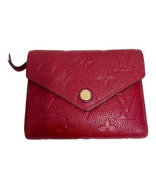 LOUIS VUITTON（ルイ ヴィトン）LOUIS VUITTON (ルイ ヴィトン) 3つ折り財布 レッドの古着・服飾アイテム