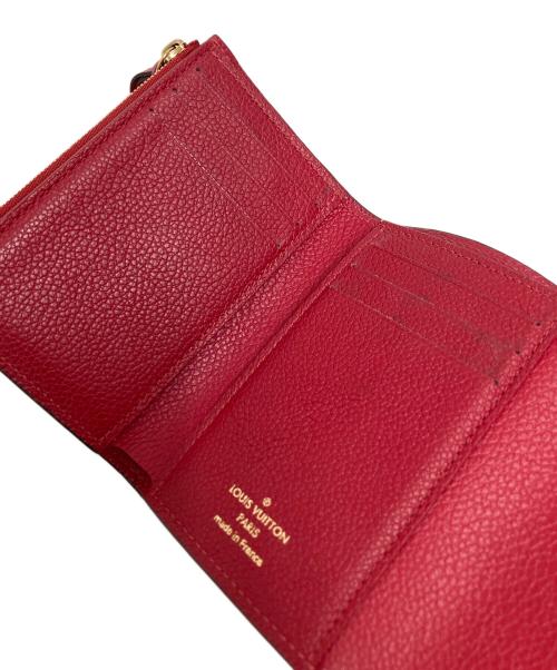LOUIS VUITTON（ルイ ヴィトン）LOUIS VUITTON (ルイ ヴィトン) 3つ折り財布 レッドの古着・服飾アイテム