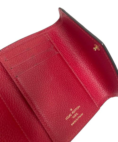 LOUIS VUITTON（ルイ ヴィトン）LOUIS VUITTON (ルイ ヴィトン) 3つ折り財布 レッドの古着・服飾アイテム