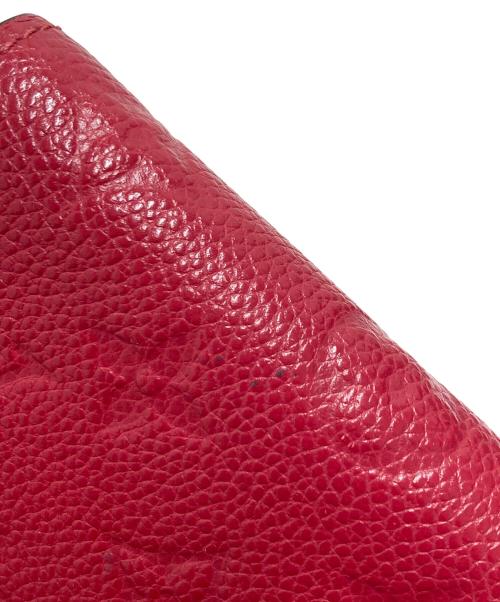 LOUIS VUITTON（ルイ ヴィトン）LOUIS VUITTON (ルイ ヴィトン) 3つ折り財布 レッドの古着・服飾アイテム