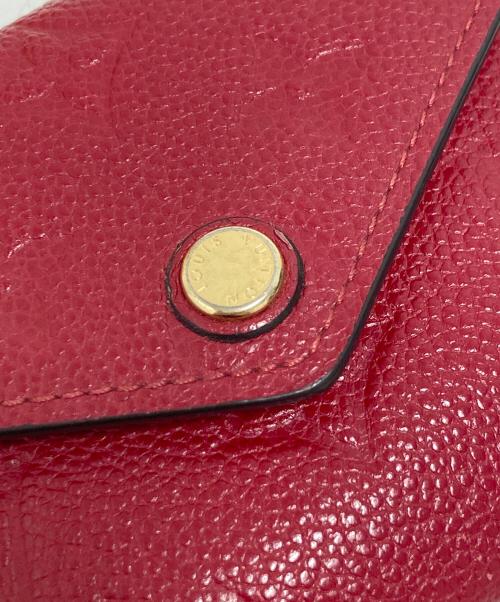 LOUIS VUITTON（ルイ ヴィトン）LOUIS VUITTON (ルイ ヴィトン) 3つ折り財布 レッドの古着・服飾アイテム