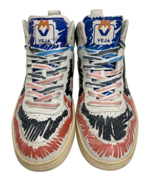 MARNI（マルニ）MARNI (マルニ) VEJA (ヴェジャ) ペイントミッドカットスニーカー マルチカラー サイズ:22の古着・服飾アイテム