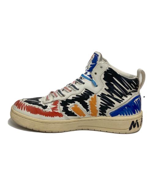 MARNI（マルニ）MARNI (マルニ) VEJA (ヴェジャ) ペイントミッドカットスニーカー マルチカラー サイズ:22の古着・服飾アイテム
