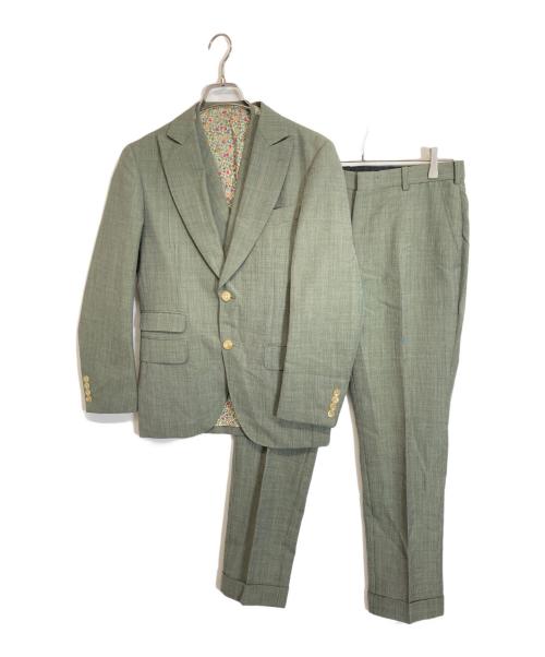 dunhill（ダンヒル）dunhill (ダンヒル) 3ピーススーツ グリーン サイズ:-の古着・服飾アイテム