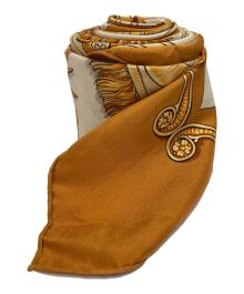 HERMES（エルメス）の古着「カレ90/BRIDE DECOUR」｜ブラウン