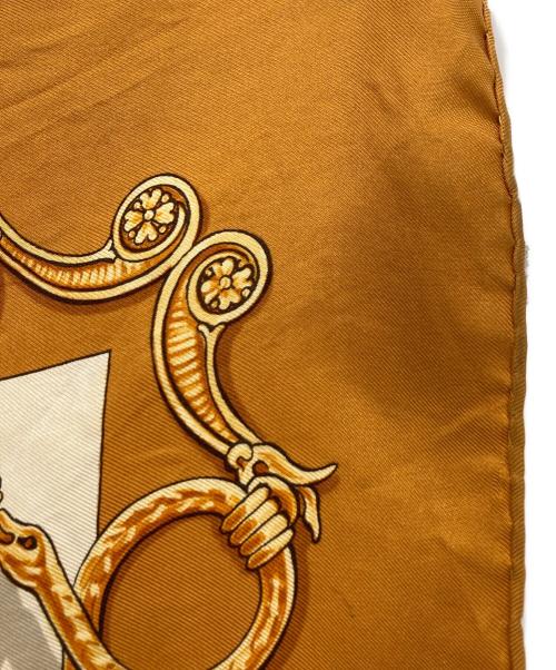 HERMES（エルメス）HERMES (エルメス) カレ90/BRIDE DECOUR ブラウンの古着・服飾アイテム