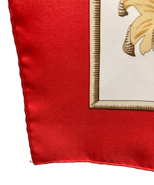 HERMES（エルメス）HERMES (エルメス) カレ90/Caraibes レッドの古着・服飾アイテム