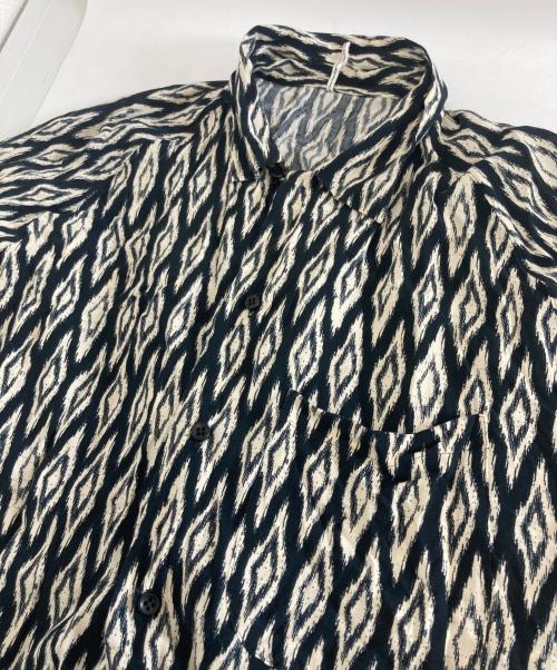 m's braque（エムズブラック）M'S BRAQUE (エムズブラック) オープンカラーシャツ グレー サイズ:38の古着・服飾アイテム