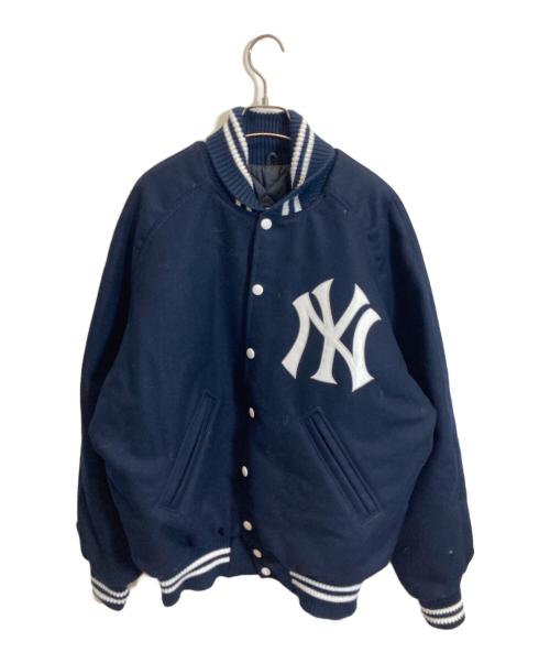 COLEMAN Knitting MILLS（コールマンニッティングミルズ）Coleman knitting mills (コールマンニッティングミルズ) スタジャン ネイビー サイズ:Lの古着・服飾アイテム