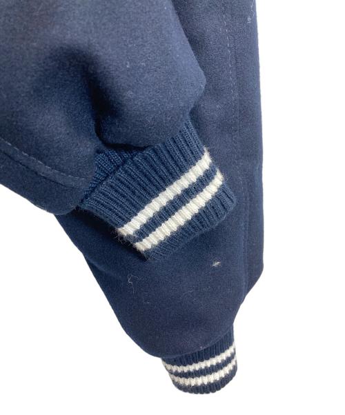 COLEMAN Knitting MILLS（コールマンニッティングミルズ）Coleman knitting mills (コールマンニッティングミルズ) スタジャン ネイビー サイズ:Lの古着・服飾アイテム