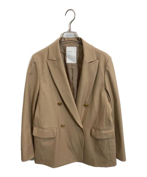 Noble（ノーブル）Noble (ノーブル) テーラードジャケット ブラウン サイズ:38の古着・服飾アイテム
