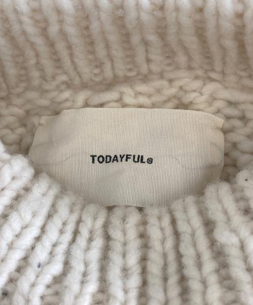 TODAYFUL（トゥデイフル）TODAYFUL (トゥデイフル) Pattern Hand Knit アイボリー サイズ:Fの古着・服飾アイテム
