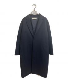 GALERIE VIE（ギャルリーヴィー）の古着「ウールカシミヤダブルフェイス チェスターコート」｜ネイビー