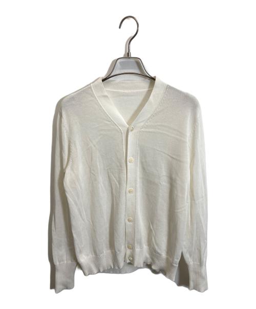 TORICI（トリチ）torici (トリチ) アイスVネックカーディガン ホワイト サイズ:2の古着・服飾アイテム