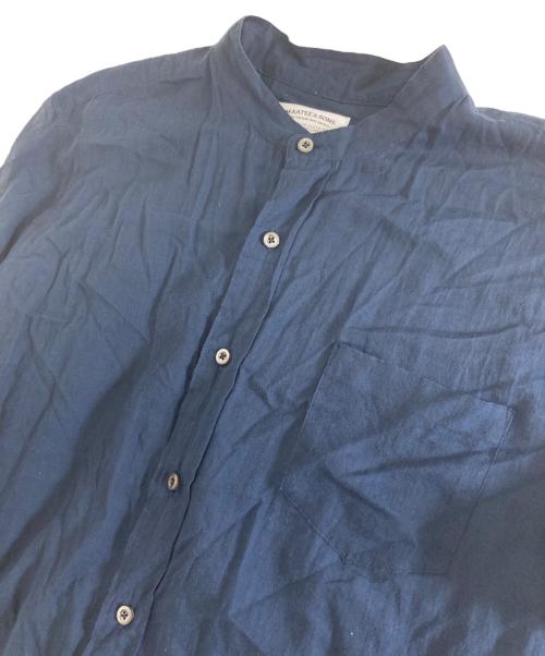 MAATEE&SONS（マーティーアンドサンズ）MAATEE&SONS (マーティーアンドサンズ) MAO COLLAR ネイビー サイズ:3の古着・服飾アイテム