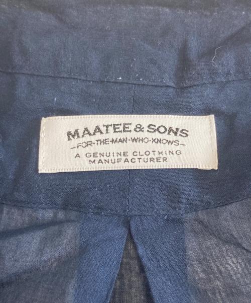 MAATEE&SONS（マーティーアンドサンズ）MAATEE&SONS (マーティーアンドサンズ) MAO COLLAR ネイビー サイズ:3の古着・服飾アイテム