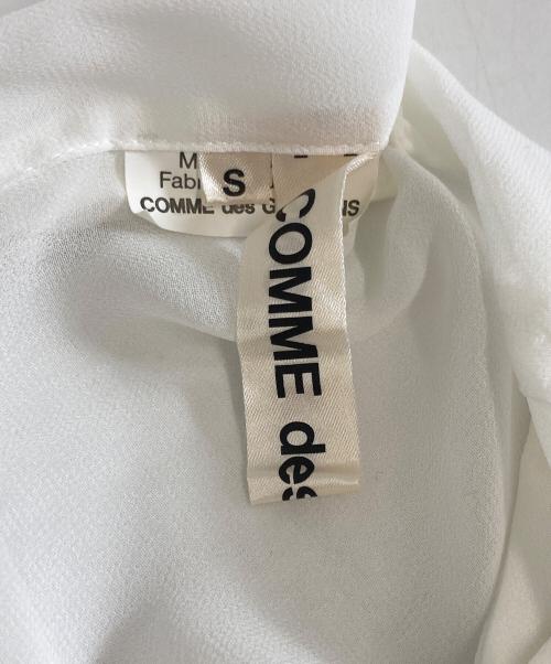 COMME des GARCONS（コムデギャルソン）COMME des GARCONS (コムデギャルソン) シアーレイヤードフリル ベスト ホワイト サイズ:Sの古着・服飾アイテム