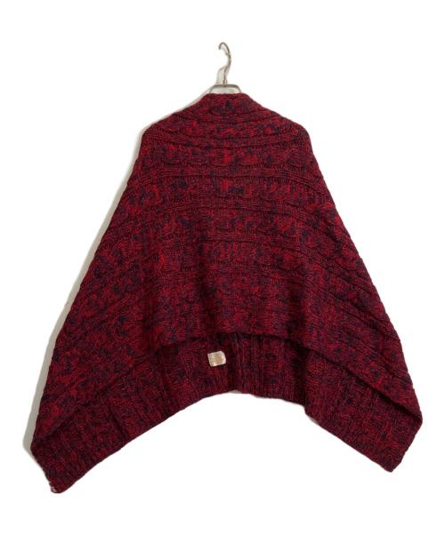 Vivienne Westwood（ヴィヴィアンウエストウッド）Vivienne Westwood (ヴィヴィアンウエストウッド) ポンチョ レッド サイズ:記載なしの古着・服飾アイテム