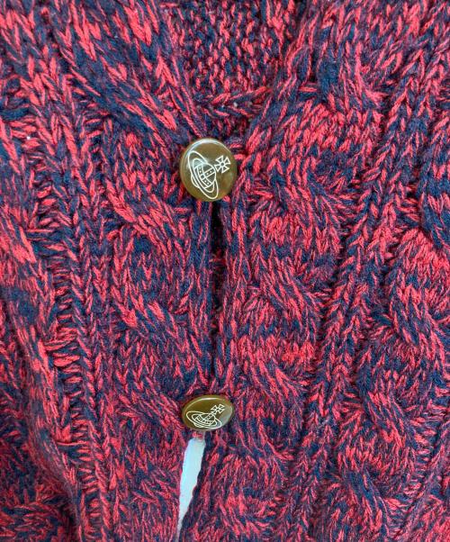 Vivienne Westwood（ヴィヴィアンウエストウッド）Vivienne Westwood (ヴィヴィアンウエストウッド) ポンチョ レッド サイズ:記載なしの古着・服飾アイテム