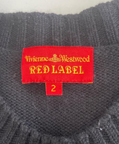 Vivienne Westwood RED LABEL（ヴィヴィアンウエストウッドレッドレーベル）Vivienne Westwood RED LABEL (ヴィヴィアンウエストウッドレッドレーベル) オーブ刺繍カーディガン ブラック サイズ:2の古着・服飾アイテム