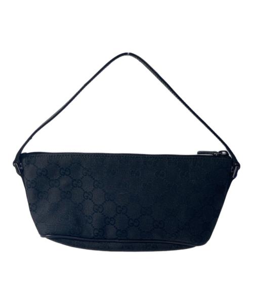 GUCCI（グッチ）GUCCI (グッチ) GGショルダーポーチ ブラックの古着・服飾アイテム