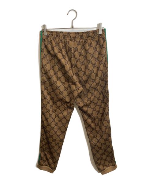 GUCCI（グッチ）GUCCI (グッチ) GG総柄テクニカルジャージロングパンツ ベージュ サイズ:XSの古着・服飾アイテム