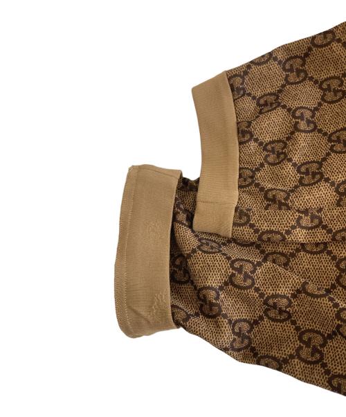 GUCCI（グッチ）GUCCI (グッチ) GG総柄テクニカルジャージロングパンツ ベージュ サイズ:XSの古着・服飾アイテム