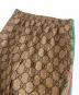中古・古着 GUCCI (グッチ) GG総柄テクニカルジャージロングパンツ ベージュ サイズ:XS：40000円