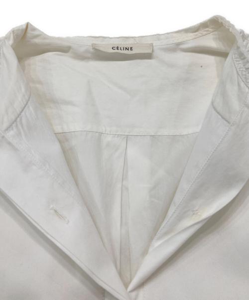 CELINE（セリーヌ）CELINE (セリーヌ) タキシードシャツ ホワイト サイズ:34の古着・服飾アイテム