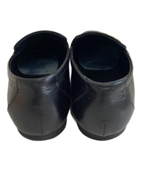 TOD'S（トッズ）TOD'S (トッズ) KATE LEATHER LOAFERS ブラック サイズ:35　1/2の古着・服飾アイテム